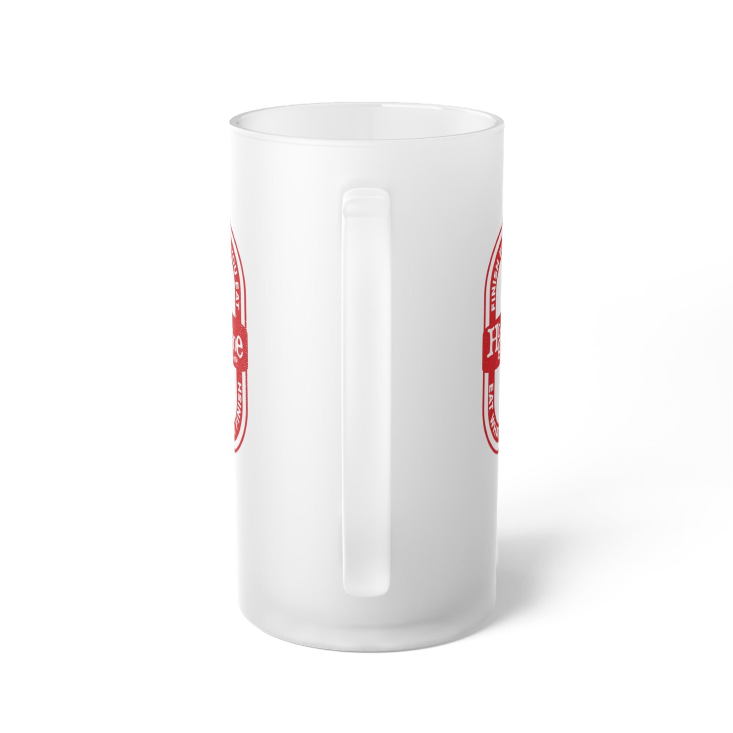 Hogwine Frosted Glass Beer Mug