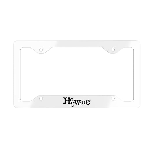 Hogwine Metal License Plate Frame