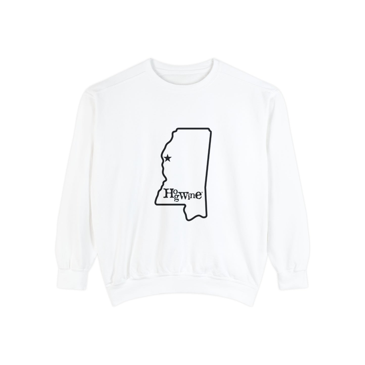 Hogwine Unisex Garment-Dyed Sweatshirt