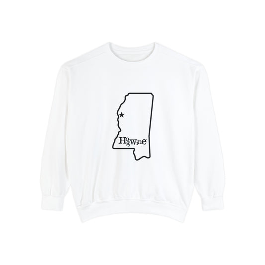 Hogwine Unisex Garment-Dyed Sweatshirt