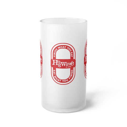 Hogwine Frosted Glass Beer Mug